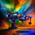 industrial robot Royalty Free Stock Photo