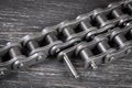 industrial roller chain Royalty Free Stock Photo