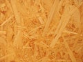 Industrial rough wood fiber board close-up Royalty Free Stock Photo