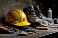 Worker\'s Safety Gear Royalty Free Stock Photo
