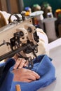 Industrial Sewing Machine Royalty Free Stock Photo