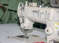 Industrial sewing machine Royalty Free Stock Photo