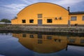 Industrial shed along the Naviglio Pavese