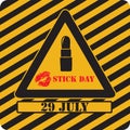 Industrial sign Lipstick Day
