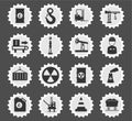 Industrial simply icons