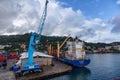 Industrial Site at a port in Castries, Saint Lucia