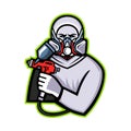 Industrial Spray Painter Mascot