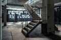 Industrial stairs of a building Royalty Free Stock Photo