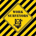 Industrial symbol for surveying