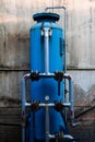 Industrial tools: Pressure Tanks for hydraulic press Royalty Free Stock Photo