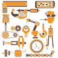 Industrial tools set