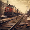 Industrial Train Yard and Urban Decay