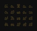 Industrial Vehicles Icons