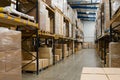 Industrial warehouse Royalty Free Stock Photo