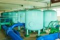 industrial water purification system or filtration equipment Royalty Free Stock Photo