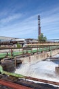 Industrial water treatment plant Royalty Free Stock Photo