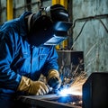 Industrial Welding Work Royalty Free Stock Photo