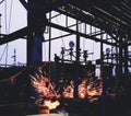 Industrial Welding Work Royalty Free Stock Photo