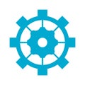 industrial wheel cog gear symbol Royalty Free Stock Photo