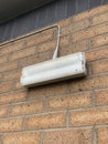 Industrial white wall mounted outdoor light UK