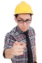 Industrial worker isolated Royalty Free Stock Photo