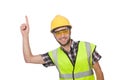 Industrial worker isolated Royalty Free Stock Photo