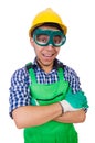 Industrial worker isolated Royalty Free Stock Photo