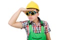 Industrial worker isolated Royalty Free Stock Photo