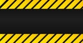 Industrial Yellow lines on a black background . illustration.