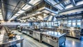IndustrialGrade Commercial Kitchen Ventilation System Comprehensive Solution for HighVolume Cooking Environments Royalty Free Stock Photo
