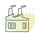 Industry Building Icon