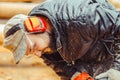 Construction worker at work Royalty Free Stock Photo