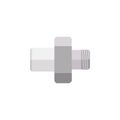 Industry Flat Icon. Connector Vector Element Can Be Used For Pipe, Connector, Industry Design Concept. Royalty Free Stock Photo
