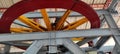 Industry machinery wheel chine iron object image