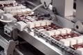 factory food sweet industry delicious confectionery manufacture production chocolate candy. Generative AI.