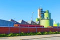 Industry park from roadside Royalty Free Stock Photo