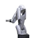 Industry robotic arm isolated included clipping path Royalty Free Stock Photo