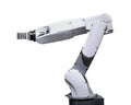 Industry robotic arm isolated included clipping path Royalty Free Stock Photo