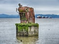 Industry and Ships In Astoria Royalty Free Stock Photo