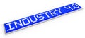 Industry 4.0 sign pixelated