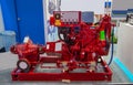 Fire pump engine Royalty Free Stock Photo