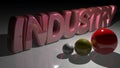 Industry with spheres