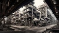 industry steelworks steel mill Royalty Free Stock Photo