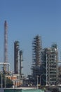 Detailed part view, industrial complex of oil refinery