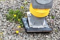 Industry tool plate compactor jumping jack Royalty Free Stock Photo