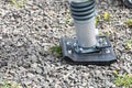 Industry tool plate compactor jumping jack Royalty Free Stock Photo