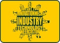Industry word cloud concept