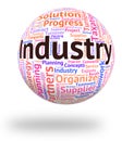 Industry Word Represents Wordcloud Industrialized And Text Royalty Free Stock Photo