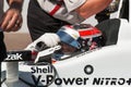 Indy Car open wheel race car testing