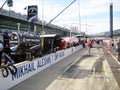 Indy 500 Pit Row Royalty Free Stock Photo